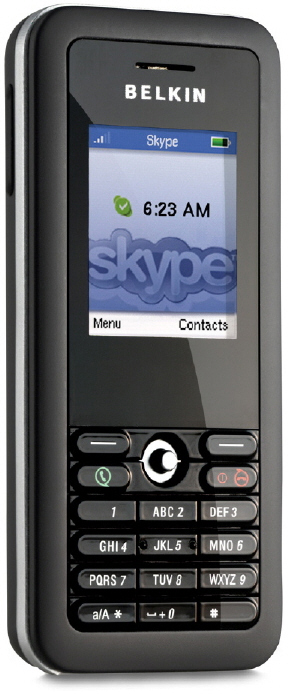 무선 VoIP폰이 나왔다 - Belkin Skype Phone
