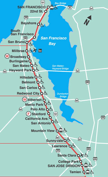 샌프란시스코에서 산호세 공항 가는 방법