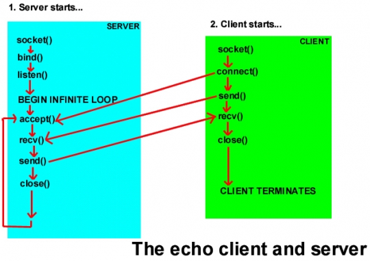 소켓 프로그래밍 기본 흐름 - Socket Programming Basic Flow
