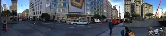 샌프란시스코 도심 관광을 위해 유니온 스퀘어(Union Square) 주차장에 주차 하고 빅버스 투어(Big Bus Tour) 버스 탑승