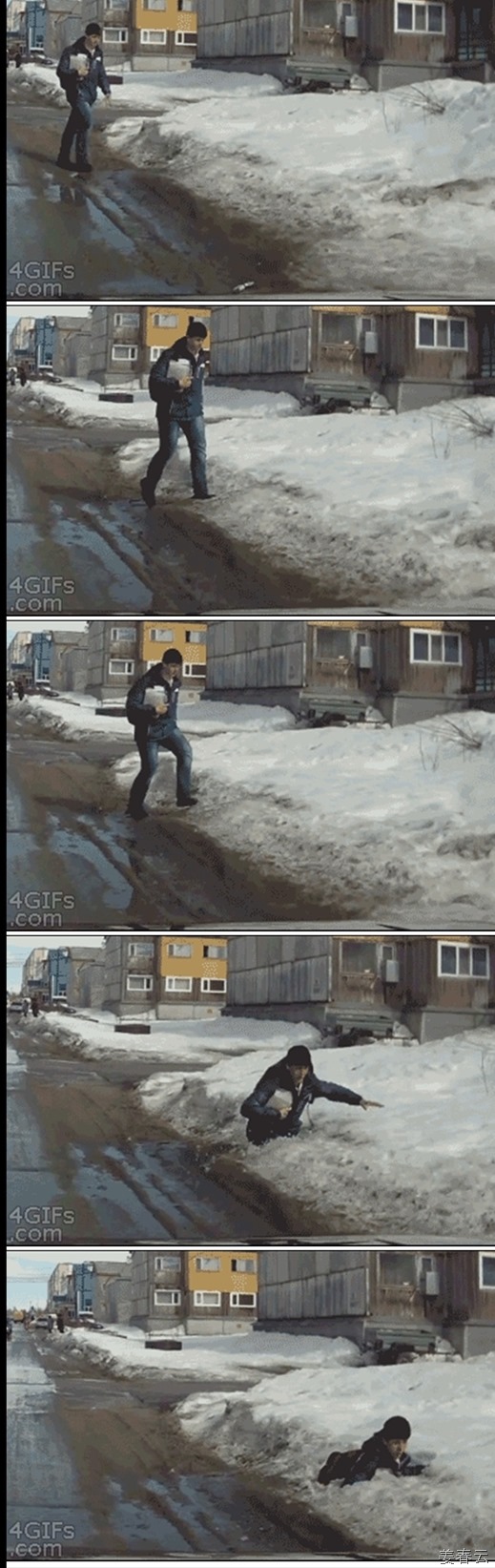 눈이 제법 많이 쌓인 러시아&ndash;러시아의 겨울이 어느정도인지 한번 봅시다