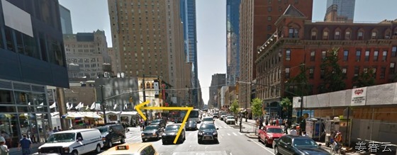 JFK에서 타임스퀘어 파라마운트 호텔까지 가는 방법 - 지하철 두번 갈아타고 갈 수 있고, 50번가 지하철역에서 멀지 않아