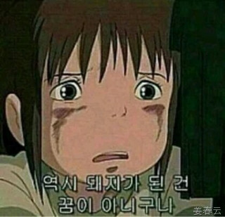 돼지가 된 건 꿈이 아니야