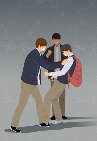 [학교사고 관련 판례] 미성년자인 중학교 3학년생이 휴식시간에 동급생인 동료의 배를 발로 걷어차는 등으로 "상해"를 입힌 경우