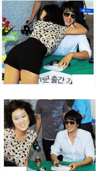 팬사인회에서 당황했던 소지섭님 순간포착 굴욕