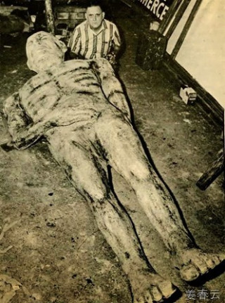 네바다에서 발견된 11척의 크기의 거인 미라