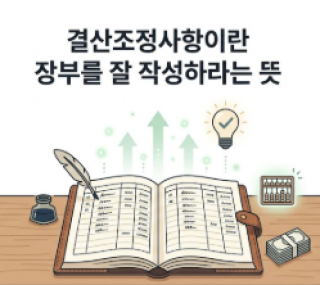 결산조정사항의 개념 및 분류