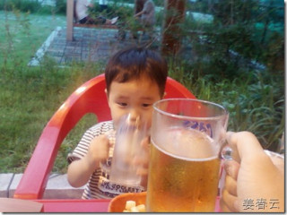 우리 아들과 복날 맥주 한잔 짜안~