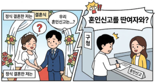 별 이유 없이 혼인신고를 미루어 왔는데 최근 남편이 부정한 관계에 있는 여자와 먼저 혼인신고를 한 경우, 정식 결혼한 저는 어떻게 됩니까?