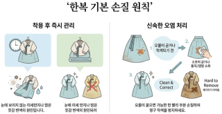 한복 손질하는 방법