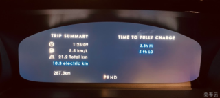 링컨 에비에이터 GT(PHEV) 일주일 운행하면서 찍은 Trip Summary - 주행 후 찍은 휘발유연비 142km/L