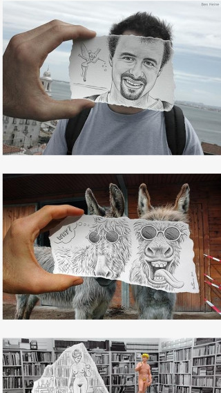 사진속의 그림