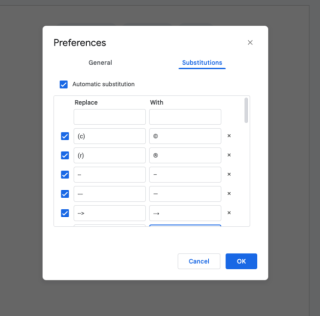 Google Docs/Slide에서 화살표 -> 를 → 로 자동 변환하는 꿀팁