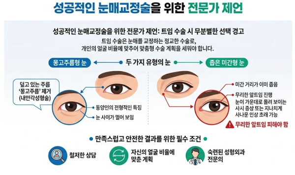 작은 눈, 커지는 비결 있다?