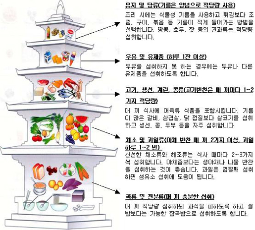 한국영양학회가 추천하는 암환자들의 식단