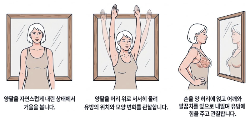 유방암 조기 발견 및 자가 검진 가이드