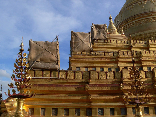 오늘날 미얀마 파고다의 원형이 된 바간 왕조의 쉐지곤 파고다
