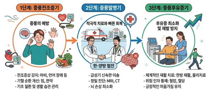 단계별 중풍(뇌졸중)의 관리 및 치료 개요