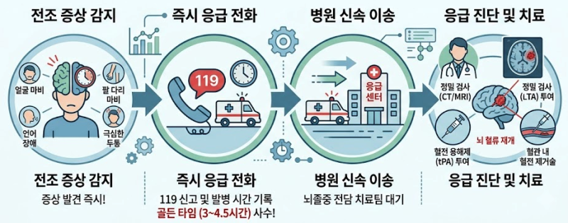 단계별 중풍(뇌졸중)의 관리 및 치료 개요