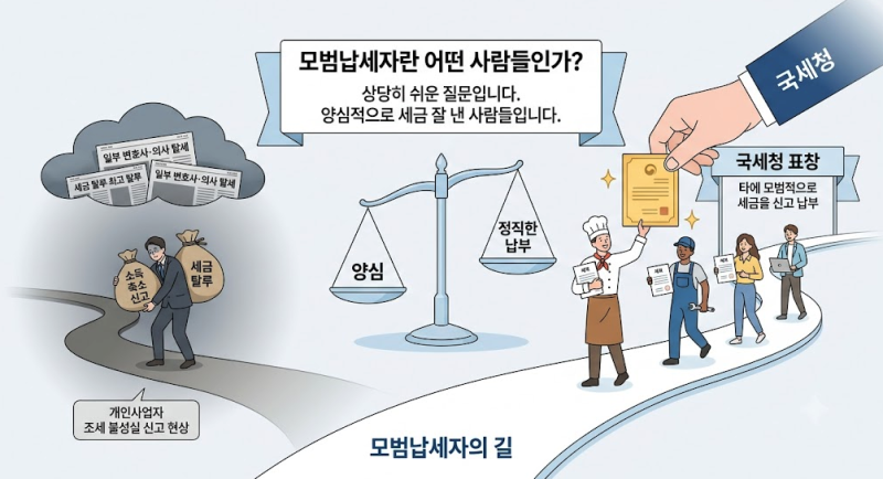 모범납세자란 어떤 사람들인가?
