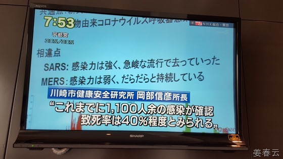 MERS 발병에 따른 일본의 대응 방안