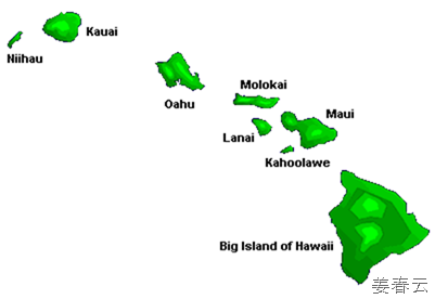 하와이는 원래 폴리네시아 민족의 땅으로 미국의 식민지였고, 1959년에 미국의 50번째 주로 편입되