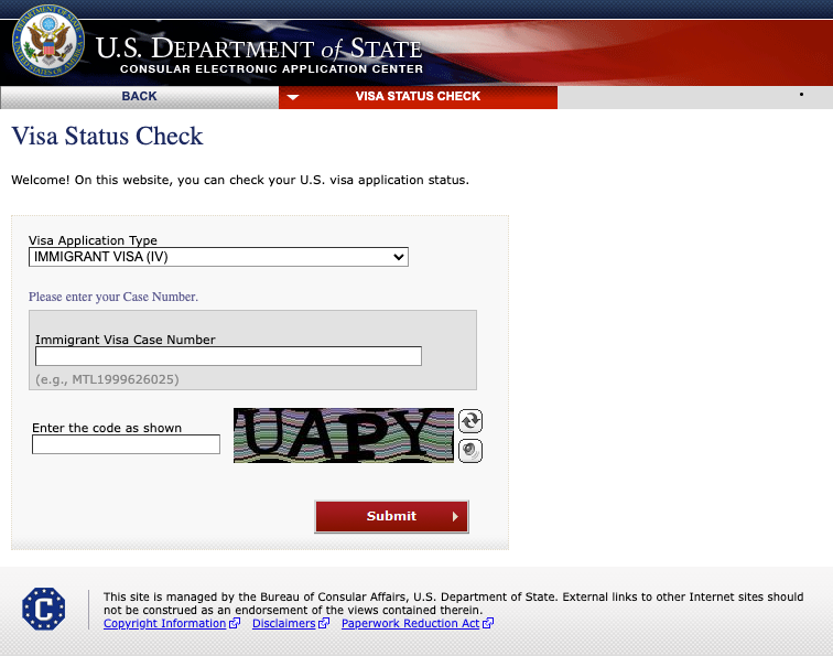 미국 영주권 인터뷰 통과 후 Immigrant Visa Application Status를 확인하는 방법