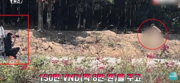 대낮에 도로서 포즈를 취하는 벌거벗은 여성으로 인해 벌어진 해프닝