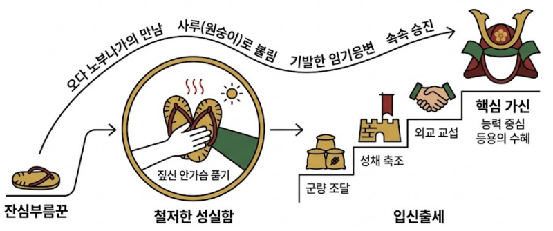 도요토미 히데요시: 밑바닥에서 천하인(天下人)까지